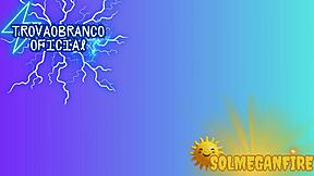 Sol Megan Fire Humiliates Small Dick with Huge Cock Ejaculating on Her Tits