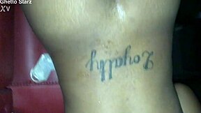 bustin her bubble with a big black cock