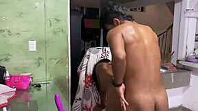 I passionately fuck my stepsister's pussy as she arrives home.