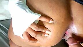 Teen begs daddy to stop her gaping hot ass