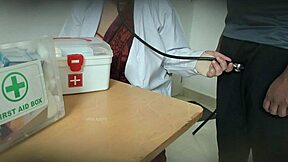 doctor giving blowjob secretly in clinic