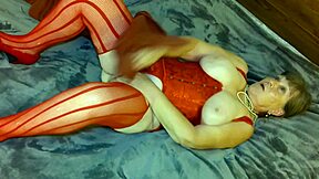 granny carmen and her lady in red outfits