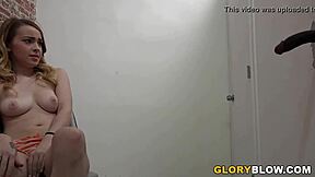 alexia gold experiences a big black cock through the gloryhole in a public outdoor setting