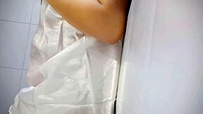 Chubby babe's tits play leads to wet pussy