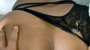 Teen begs daddy to stop her gaping hot ass