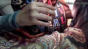 Stepsister cheats on boyfriend and fucks stepbrother best friend from college her pussy was so tight and wet he nutted all in her pretty pink pussy cum was running down to her ass.