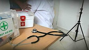 doctor giving blowjob secretly in clinic