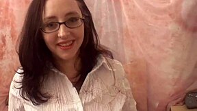 Audrey Alder is very shy and gives a blowjob.