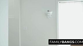 Visiting Lesbian Stepmom Misty Stone and Vina Sky