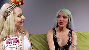 Interviewing Carolzinha for Anal Fruit Fair Assfucking