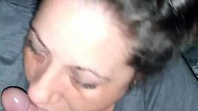 White milf bobbing on pencil dick