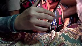 Stepsister cheats on boyfriend and fucks stepbrother best friend from college her pussy was so tight and wet he nutted all in her pretty pink pussy cum was running down to her ass.