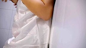 Chubby babe's tits play leads to wet pussy