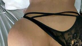 Teen begs daddy to stop her gaping hot ass