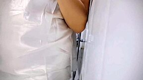 Chubby babe's tits play leads to wet pussy