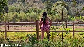 Cleo cadillac transei com filho do caseiro do sitio no mato