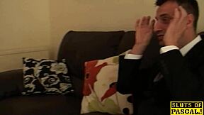 Chubby british sub dominated with roughsex and bondage