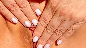 Mature Wife Flashes Close Up Yoni Massage In Homemade Exhibitionist Scene