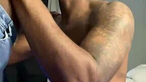 aggressive titty sucking on big black cock