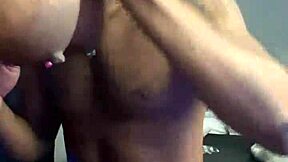 aggressive titty sucking on big black cock