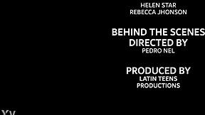 behind the scenes with rebecca jhonson helen star in two scenes