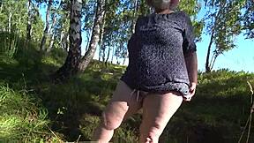 Lesbians Found Dildo Fuck in Forest!