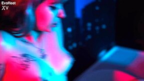 Intense foot fetish lesbian threesome in bathtub