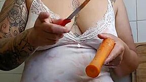 Pregnant Woman Shows Off Her Big Ass And Mature Body