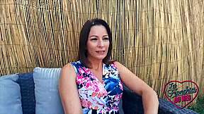 Kyara the naughty nurse wants to test her limits outdoors