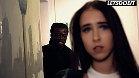 lucky teen fucks her bbc roommate in the dorm during vacation