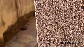 horny big ass nimi caught masturbating in public