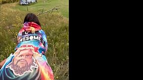 Seasonal Compilation Gift of Amateur Interviews and Outdoor Massages