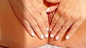 Mature Wife Flashes Close Up Yoni Massage In Homemade Exhibitionist Scene