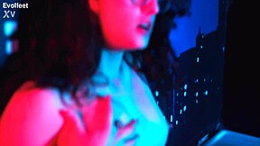 Intense foot fetish lesbian threesome in bathtub