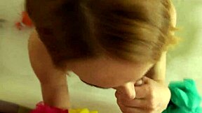 she sucked my cock in the bathroom