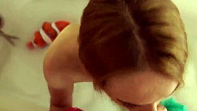 she sucked my cock in the bathroom