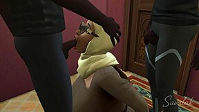 Two robbers boldly meet an Arab princess