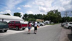 I am the nasty white slut sucking big black cock outside bbc