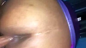 Detailed Cum Extraction in Doggy Style with Fat Ass Bending