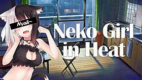 i feel the neko girl's heat as she mates with me in this nsfw asmr roleplay