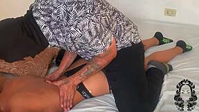 stepbrother gives exotic massage