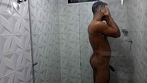 Colombian Stepmother Enjoys Great Fuck In Bathroom With Young Guy