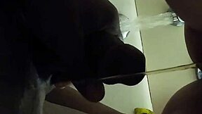 pee pee play with pussy and cock in simple homemade fun