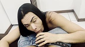 Deepthroat Giant Thick Cock Until Cum In Mouth