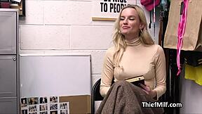 Cougar Pounds Oil and Steals Dildo