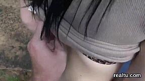 striking czech girl gets seduced in the shopping centre and pounded hard in pov