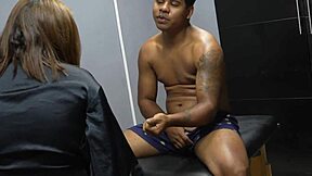 mature swallowing cum part 1 with big natural tits