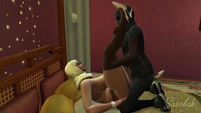 Two robbers boldly meet an Arab princess