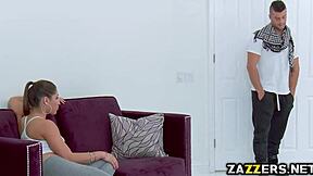 Abella's pretty face takes Ramon's fat loads!