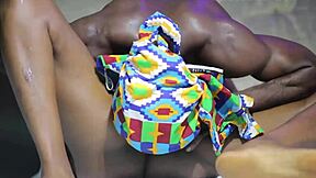 Horny ebony bbc bangs creamy pussy hard